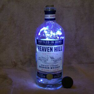 Heaven Hill Bottled In Bond Whiskey Bottle w/lights